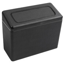 Lixeira de carro de grande capacidade, acessórios automotivos, bolsa de armazenamento para carro - Preta
