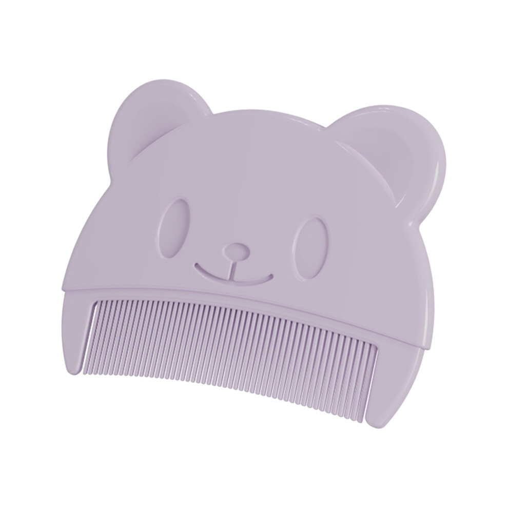Cartoon Bear Baby Comb Fine Tooth Ergonomic Food-Grade