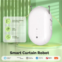 2X Tuya ZigBee Electric Curtain Robot Timing Auto Opener Closer Light Sensor App Remote Control