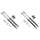 4Pcs Car Front Engine Bonnet Hood Struts Lift Support Rods for - Sprinter 907 910 VS30 MK3 2018-2023 2
