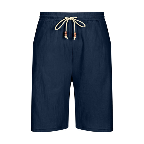 Pantaloncini cargo da uomo in tela, leggeri e comodi. 2