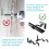 Curtain Rod Brackets Adjustable Double Set 2 Pairs 3