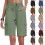 Lässige Damen-Cargoshorts mit Taschen, leicht 1