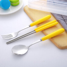 Stainless Steel Cutlery Set with Ceramic Handle 4-Piece