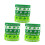 Conjunto de 18 pulseiras de silicone Clover em cores sortidas 5
