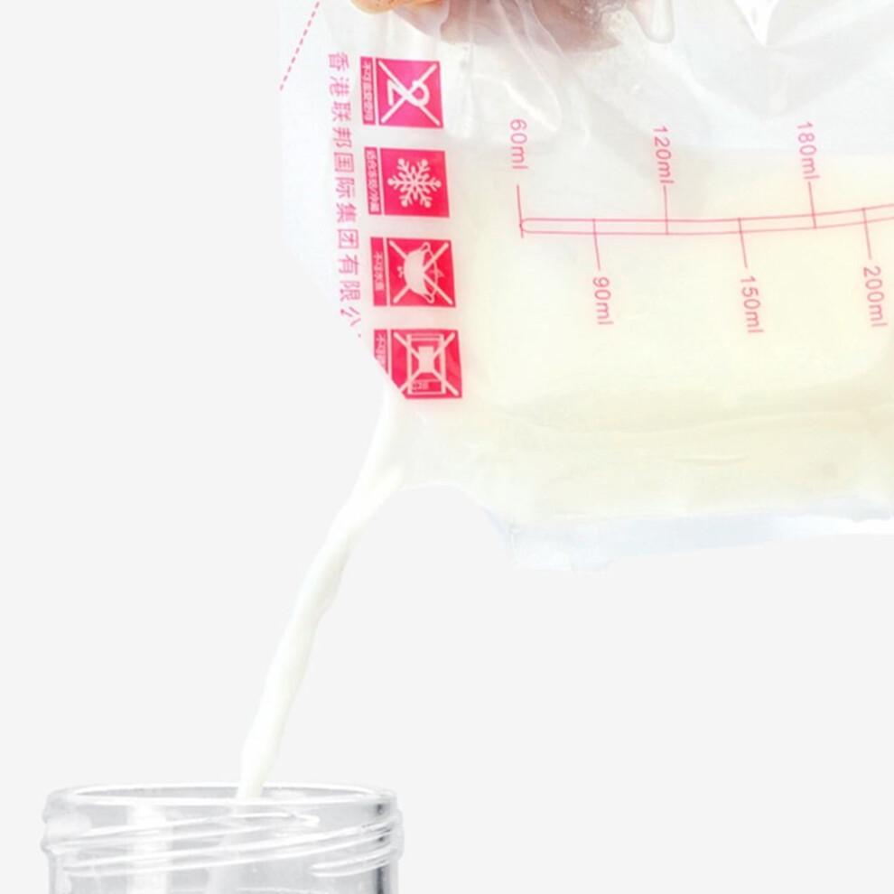 Breast Milk Storage Bags Leakproof Self-Standing 200ml