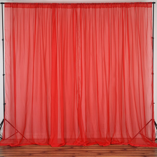 Διαφανείς κουρτίνες με φόντο από βουάλ 10ft x 10ft 2panels