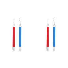 4Pcs LED Weeding Tools for Vinyl, Vinyl Weeding Tool with 2 Different Hooks Lighted Weeding Tool Vinyl Tool