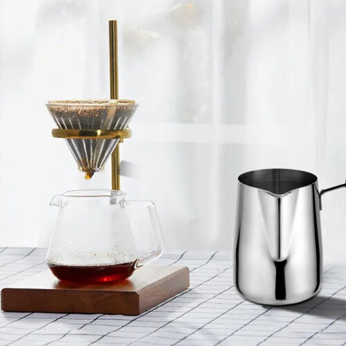 Cafetière turque en acier inoxydable (Cezve) avec 2