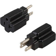 Adaptér s T-plochou 15 A na 20 A, balenie 2 kusov, 120 V, UL certifikácia