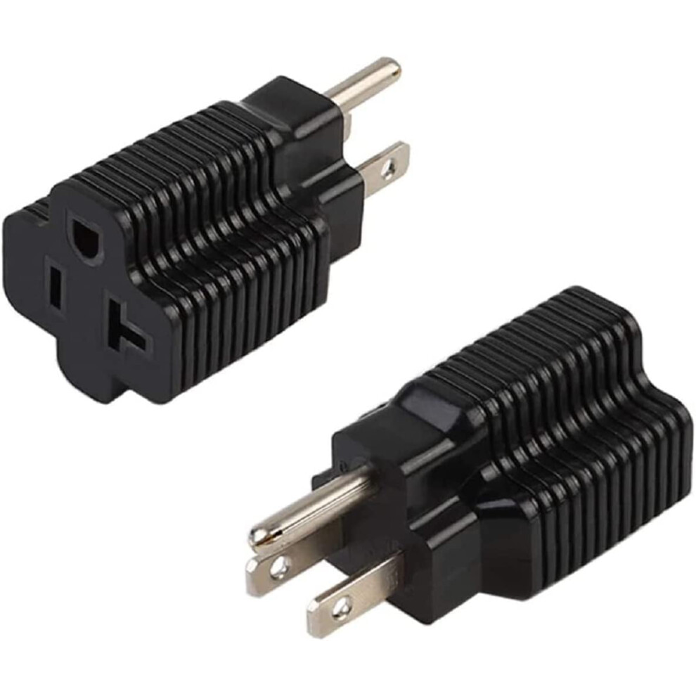 15A To 20A T-Blade Adapter 2-Pack 120V Ul-Listed 9555307022121