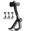 Snare Drum Mic Clip Kit Shockproof Alloy Plastic 4 pcs 1
