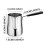 Cafetière turque en acier inoxydable (Cezve) avec 5