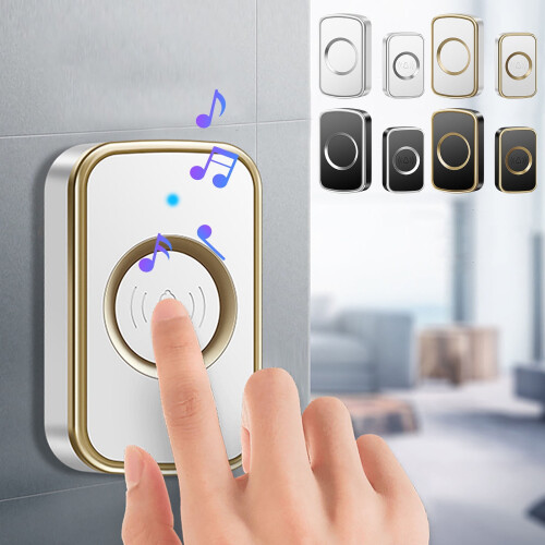 Wireless Doorbell for Home Use No Battery Required Loud 2