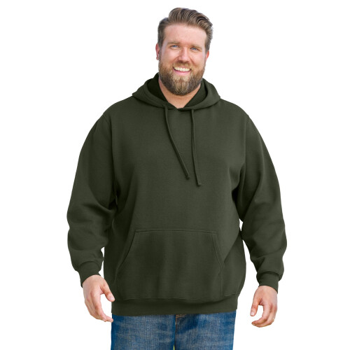 Fleece-hettegenser til herre i king size