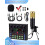 Kit de microfone condensador V8S com placa de som e tripé. 1