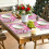 Pink Placemats Holiday Decor 4-Pack 17.7x11.8 in 5