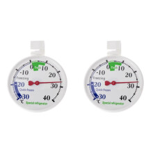 2X Kühlschrank-Gefrierschrank-Thermometer, Kühlschrank-Temperaturanzeige, Küchenzubehör für Den Hausgebrauch