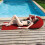 Φουσκωτό προσκέφαλο παραλίας PVC 160x70x10cm Flocked 7