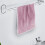 Hand Towels Striped Cotton Absorbent Soft Decorative Pink 4