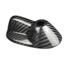 Real Carbon Fiber Roof Fin Antenn Cover Trim för Cooper Clubman R55 R56 2007-2013 BilantenntillbehöR