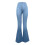Damejeans med høy midje, stretch, blå 6