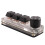 Three Key USB Wired  Keyboard Knob Mechanical Keyboard Fast Office Volume Control Keyboard for Laptop Computer Black 4