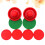 Air Hockey Set Red 8-Piece 6