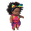 Poupée bébé noire douce aux cheveux bouclés, 20 cm 6