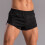 Herrebomullsshorts i svart XXL 5