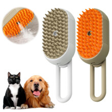 Escova a vapor para higiene de animais de estimação 3 em 1 para cães e gatos