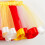 Conjunto de saia tutu infantil com estampa de arco-íris e laço para cabelo. 7