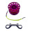 Scuba diving reel with double-ended bolt snap pink 1
