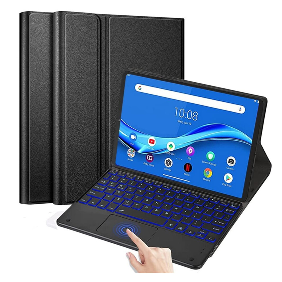 Backlit Touchpad Keyboard Case For Lenovo Tab M10 Plus 9555307029311