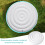 Round Inflatable Hot Tub Cover 5.25 Ft White Insulated 6