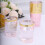 Gobelets BalsaCircle rose poudré, bord doré, 30 cl 7