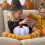 Buffalo Check Pumpkin Pillow Fall Decor 18x18 Inch 6