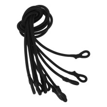 Cordon élastique noir pour trampoline en nylon et latex, 5 pièces, 70 cm (27,6 pouces)