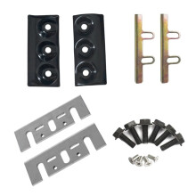 3-1/4" Woodworker Electric Planer Blades Clamps Carbide Kti for Circular D26676 D2677K DCP580B D26676 C