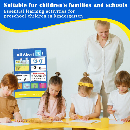 Alphabet Pocket Chart with ABC Flashcards and Letter Tracing 2