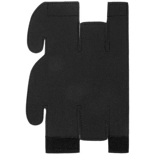 Copertura per tromba in similpelle nera (1 set)