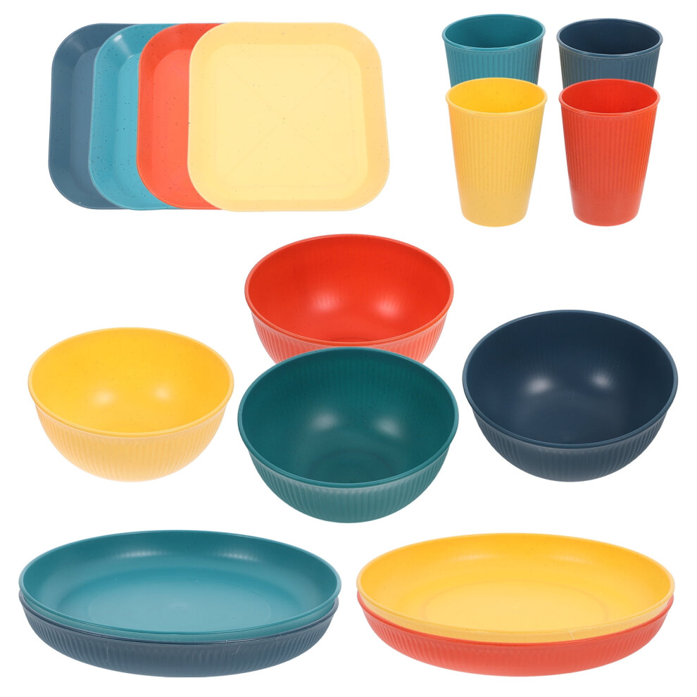 Dinner Plates Set Unbreakable Camping 1 Set