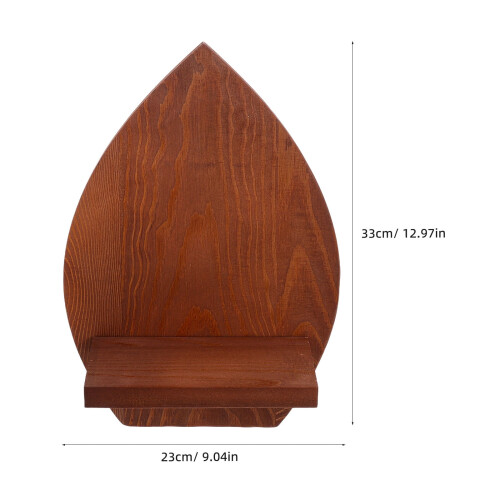 Prateleira flutuante de madeira rústica para parede, 91 cm (36 polegadas) 1
