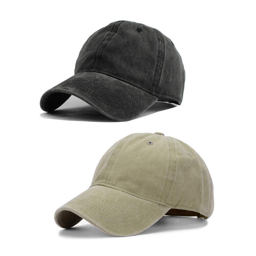 Baseball Cap Vintage Washed Distressed Twill Adjustable