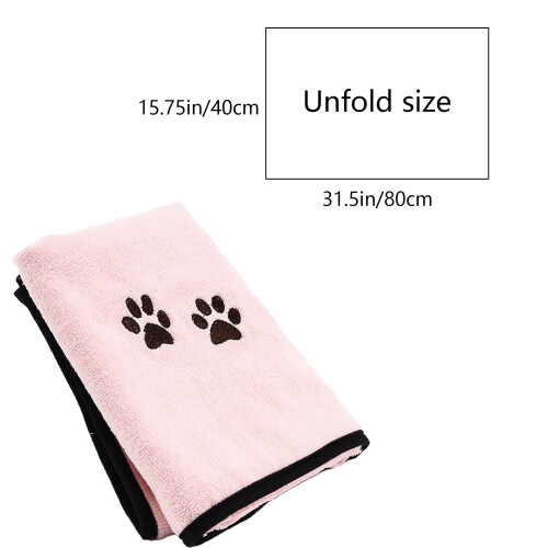 Pet Towel Absorbent Microfiber Coral Fleece 2