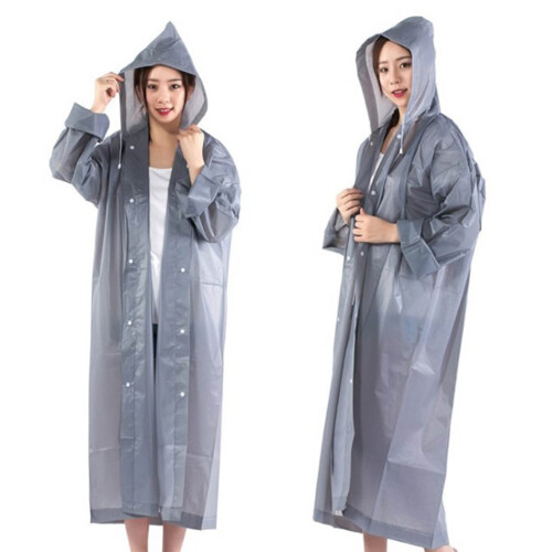 Waterproof EVA Rain Cape Adult Transparent Packable 1