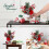 Artificial Mini Tabletop Christmas Tree with Ornaments Red 4