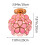 Lampadario da soffitto Gallickan con design floreale rosa 3