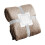 Solid Color Fuzzy Throw Blanket Brown 200x230 cm 2