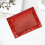 Pochette à fermeture éclair à trois trous transparente 25 x 18 cm 7